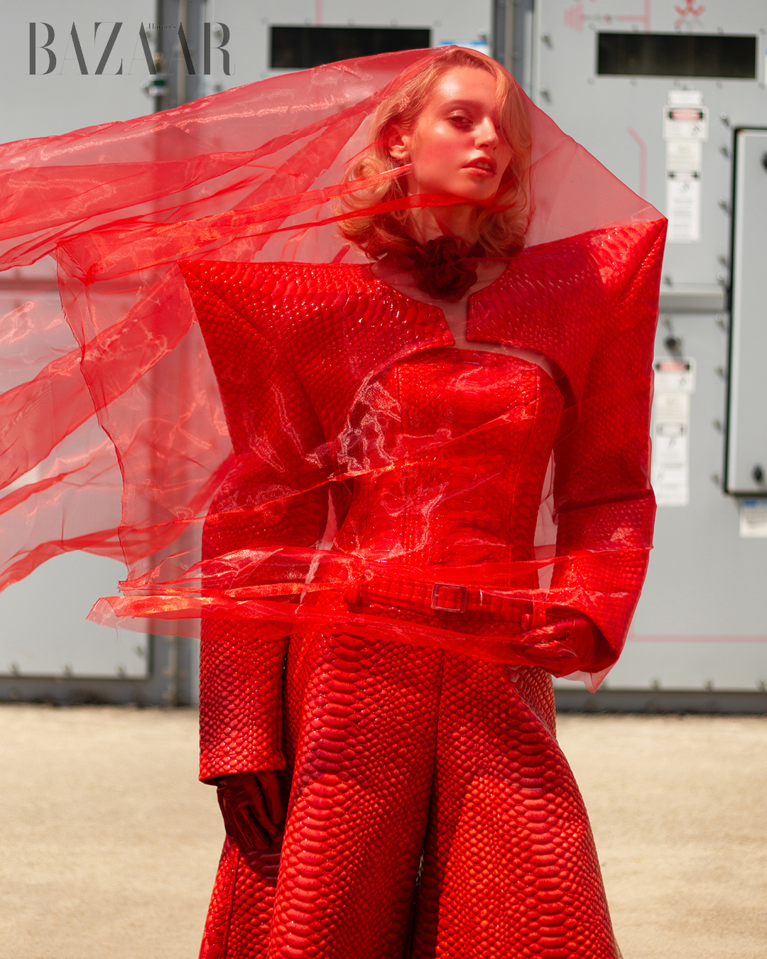 Sự đối lập – Con người và thép. Ảnh: Ryan Barhaug 1