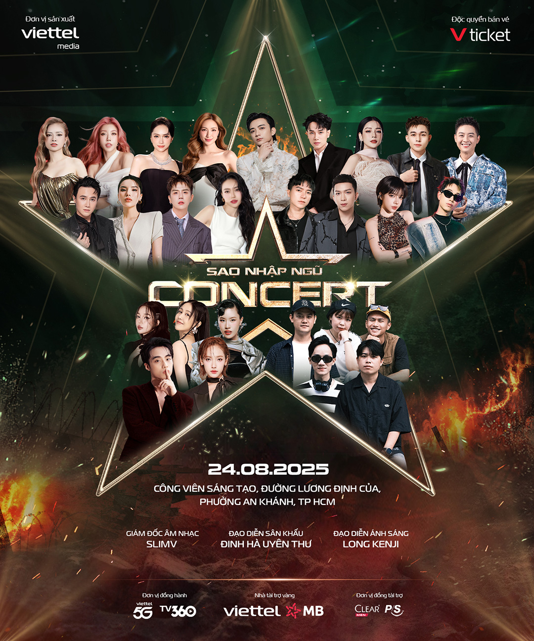 Sao Nhập Ngũ Concert 2025: Đêm nhạc triệu trái tim tự hào