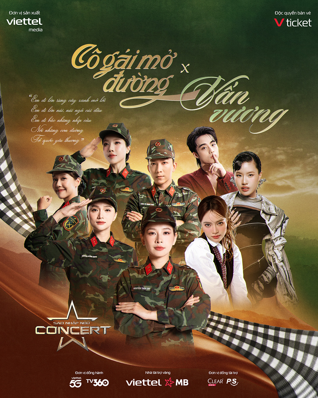 Sao Nhập Ngũ Concert: Từ màn ảnh nhỏ đến sân khấu lớn, luôn mang tinh thần chiến binh