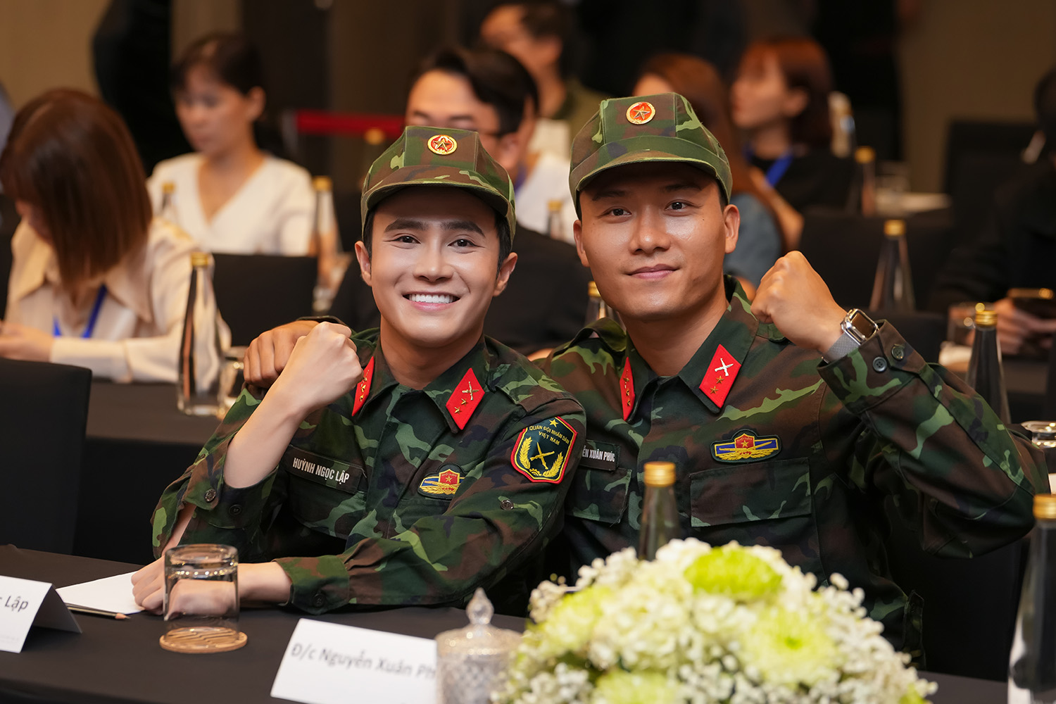 Chiến sĩ Huỳnh Lập và Xuân Phúc