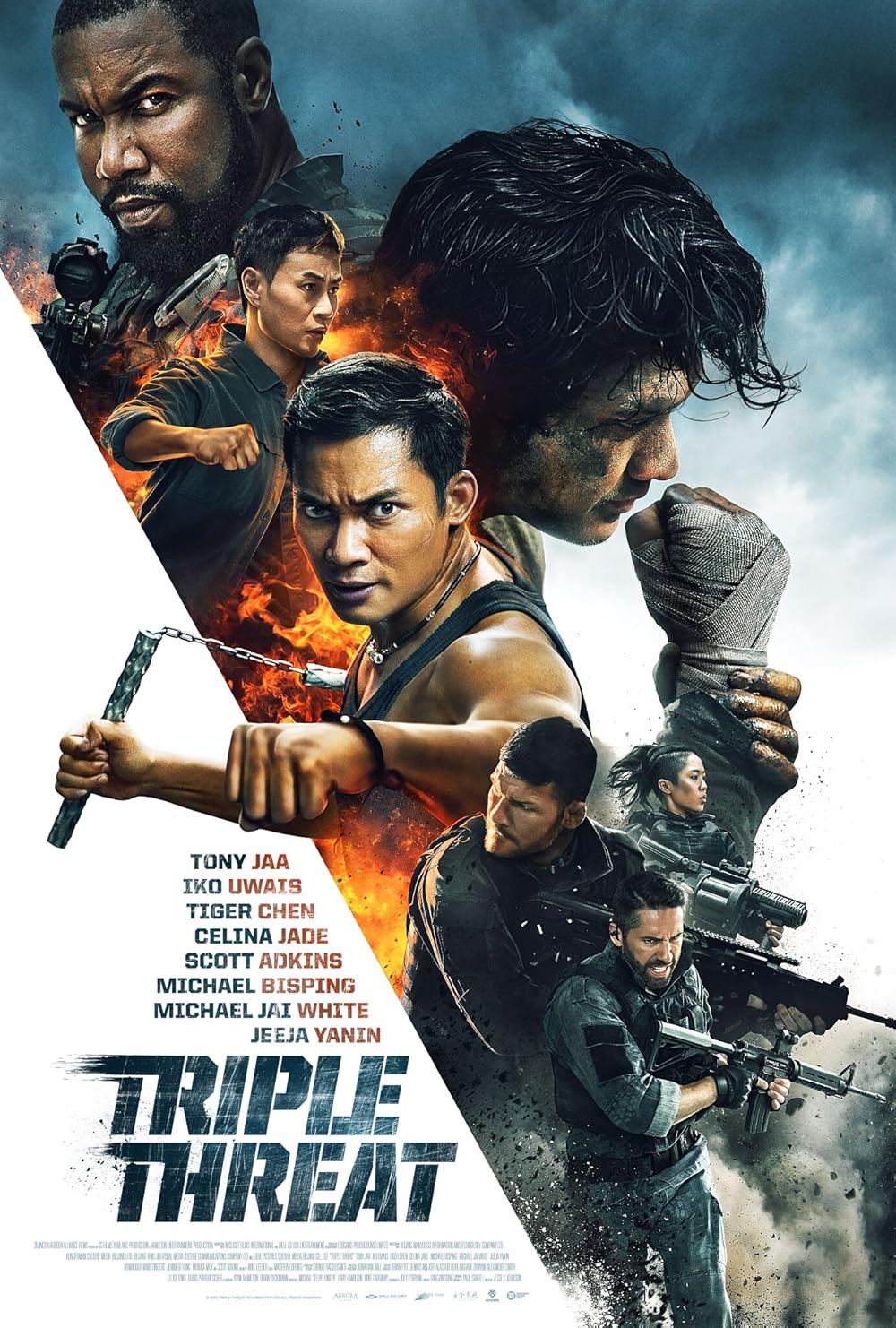 Các tập phim có sự tham gia của Tony Jaa: Bộ ba vệ sĩ – Triple threat (2019)