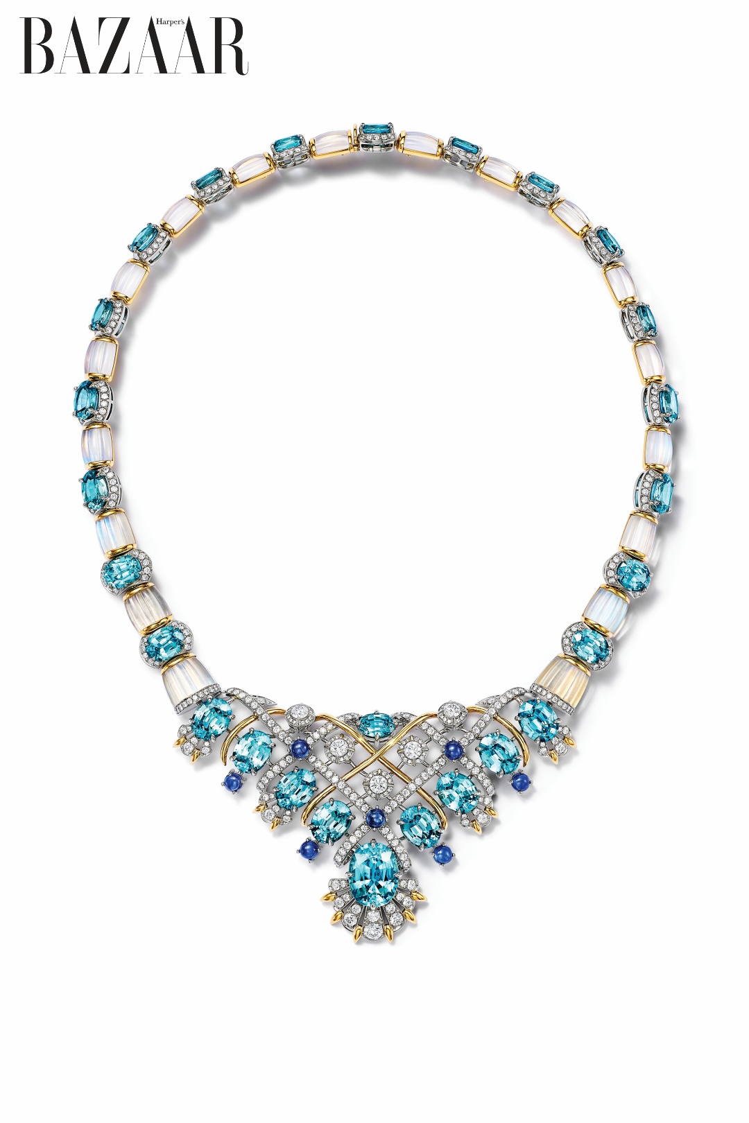 Dây chuyền Seahorse thuộc bộ sưu tập Blue Book 2025 do Nathalie VERDEILLE thiết kế.