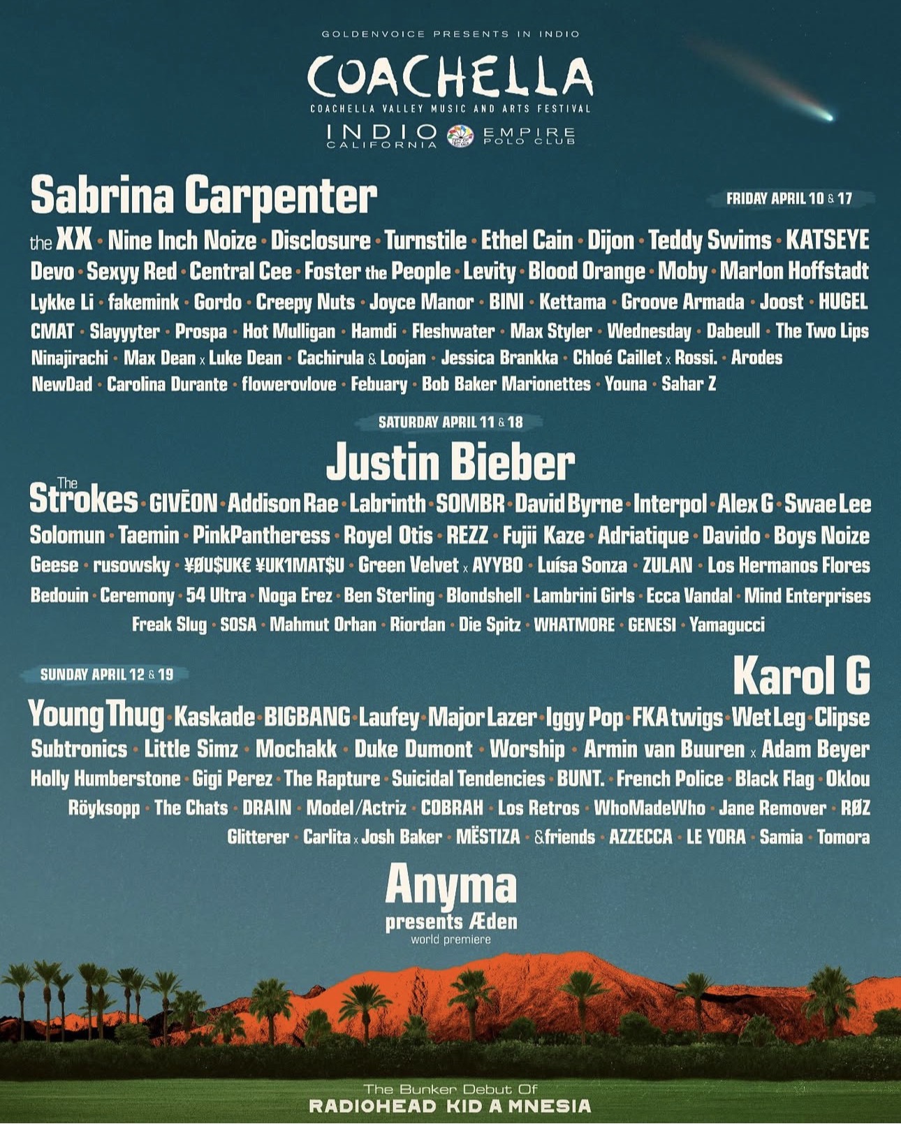 BIGBANG trở lại với Coachella 2026 sau 6 năm lỡ hẹn