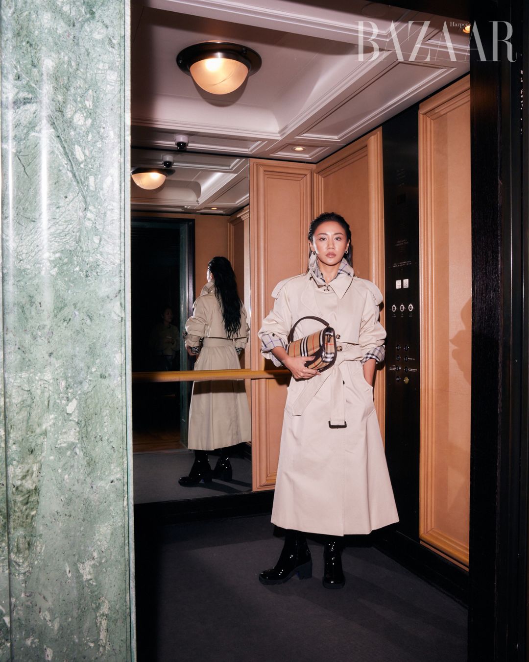 Văn Mai Hương Burberry Xuân–Hè 2026