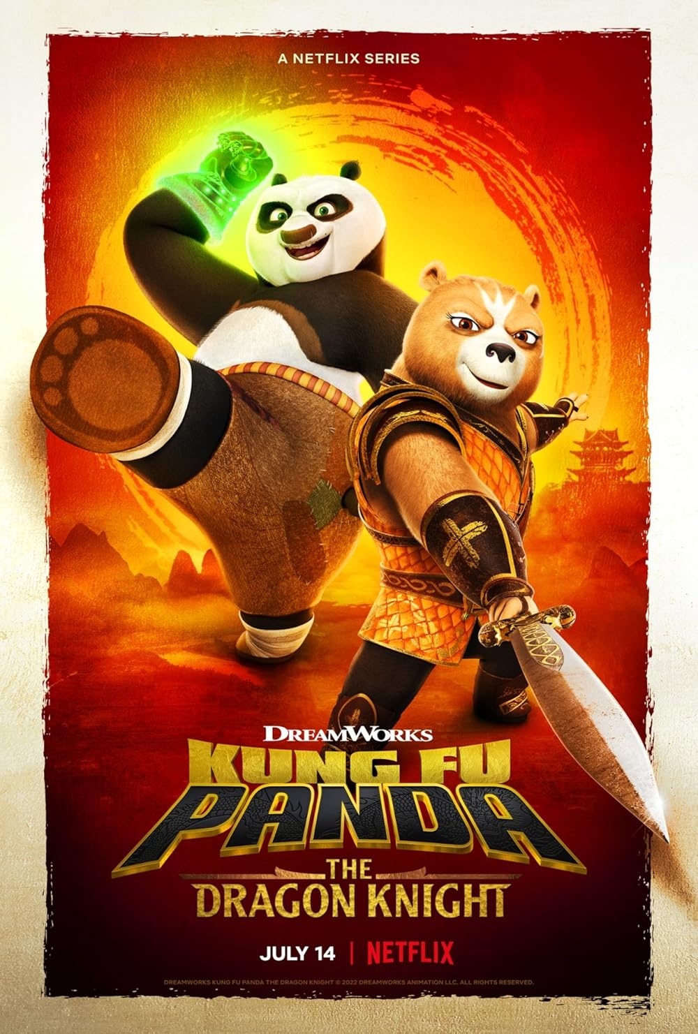 Kung fu panda: Hiệp sĩ rồng – Kung fu panda: The dragon knight (2022–2023)