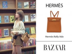 Bắt gặp Triệu Lộ Tư ở Hàn Quốc với balo Hermès Kelly Ado