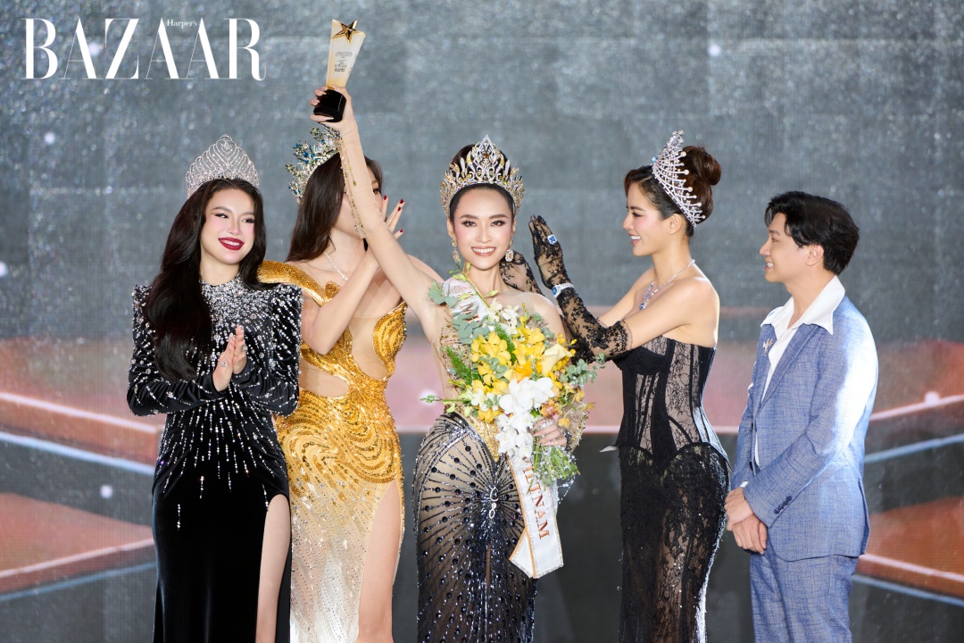 Nguyễn Đình Tuấn Kiệt và Trần Trân Mỹ Linh đăng quang Miss & Mister Celebrity Vietnam 2025
