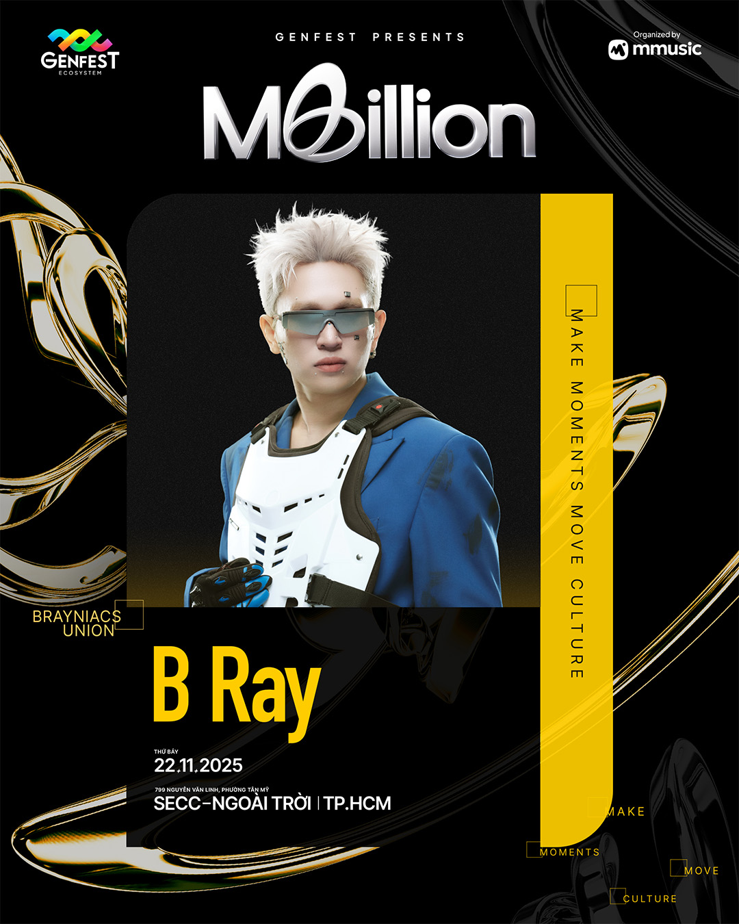 B Ray và JSOL tham dự GENfest Presents MBILLION