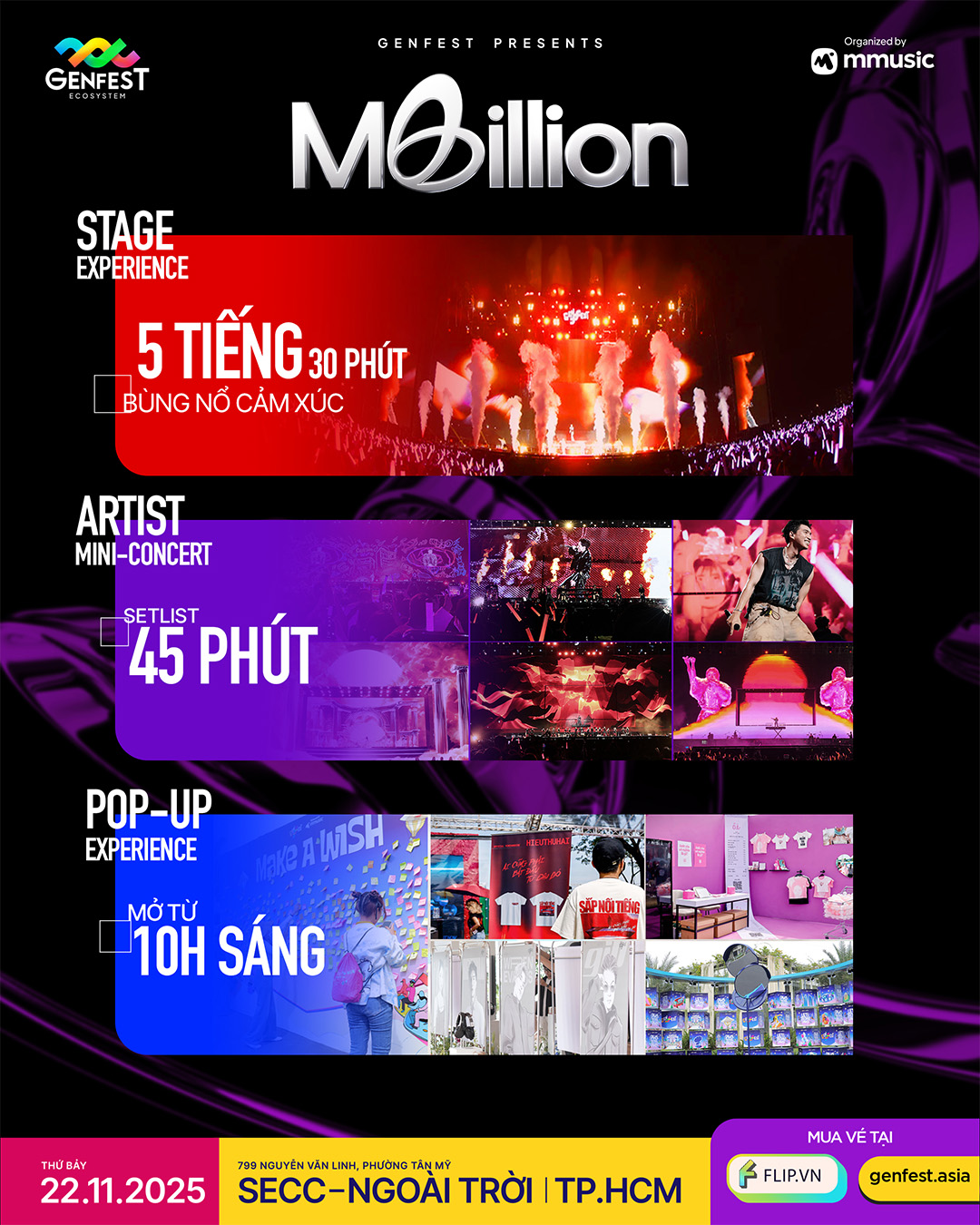 B Ray và JSOL tham dự GENfest Presents MBILLION