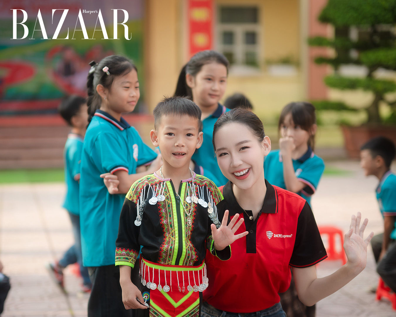 Hoa Hậu Bảo Ngọc đem yêu thương đến trẻ em vùng lũ Lạng Sơn Và Quảng Ninh