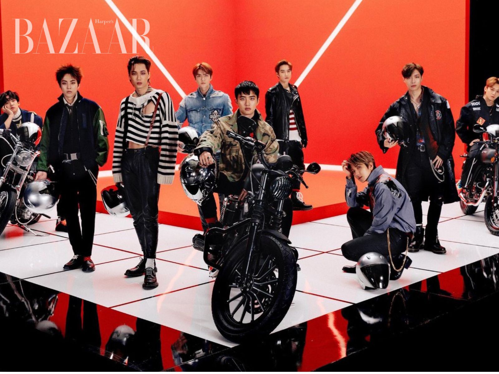 Các thành viên EXO hội ngộ tại concert của Trương Nghệ Hưng