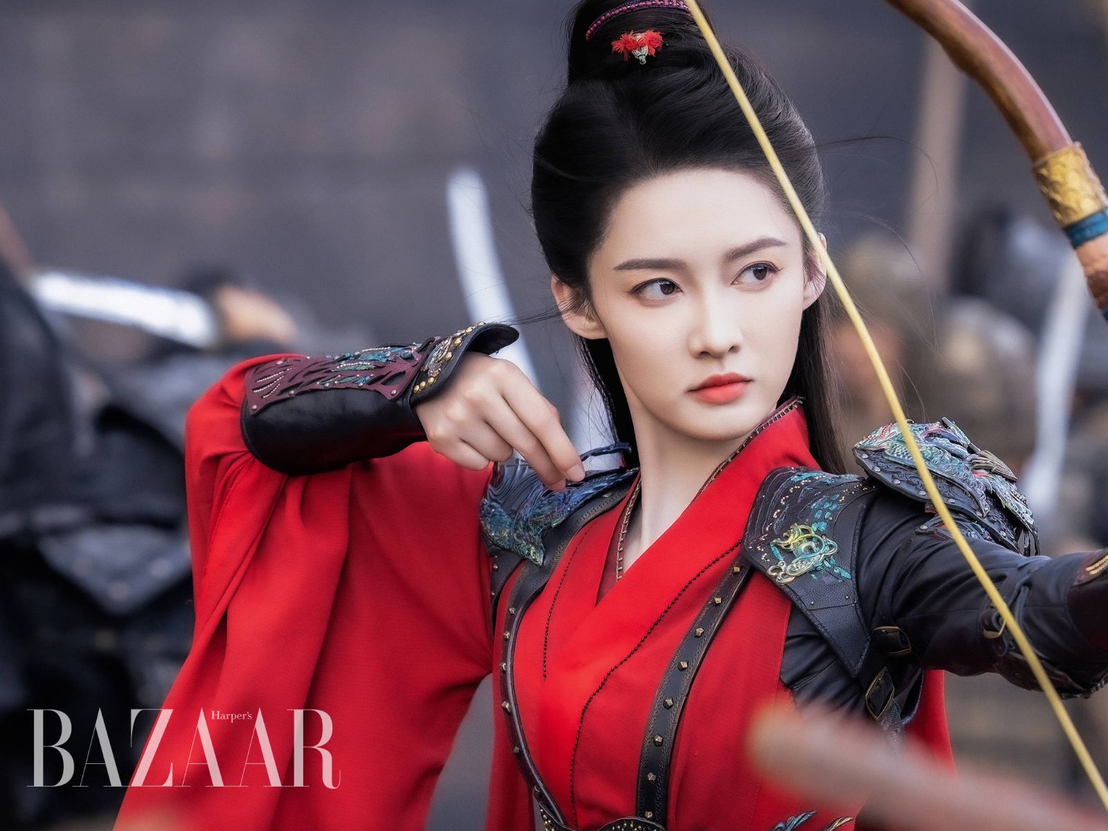 Lý Thấm trong vai Phó Nhất Tiếu. Ảnh: Weibo Lý Thấm Studio