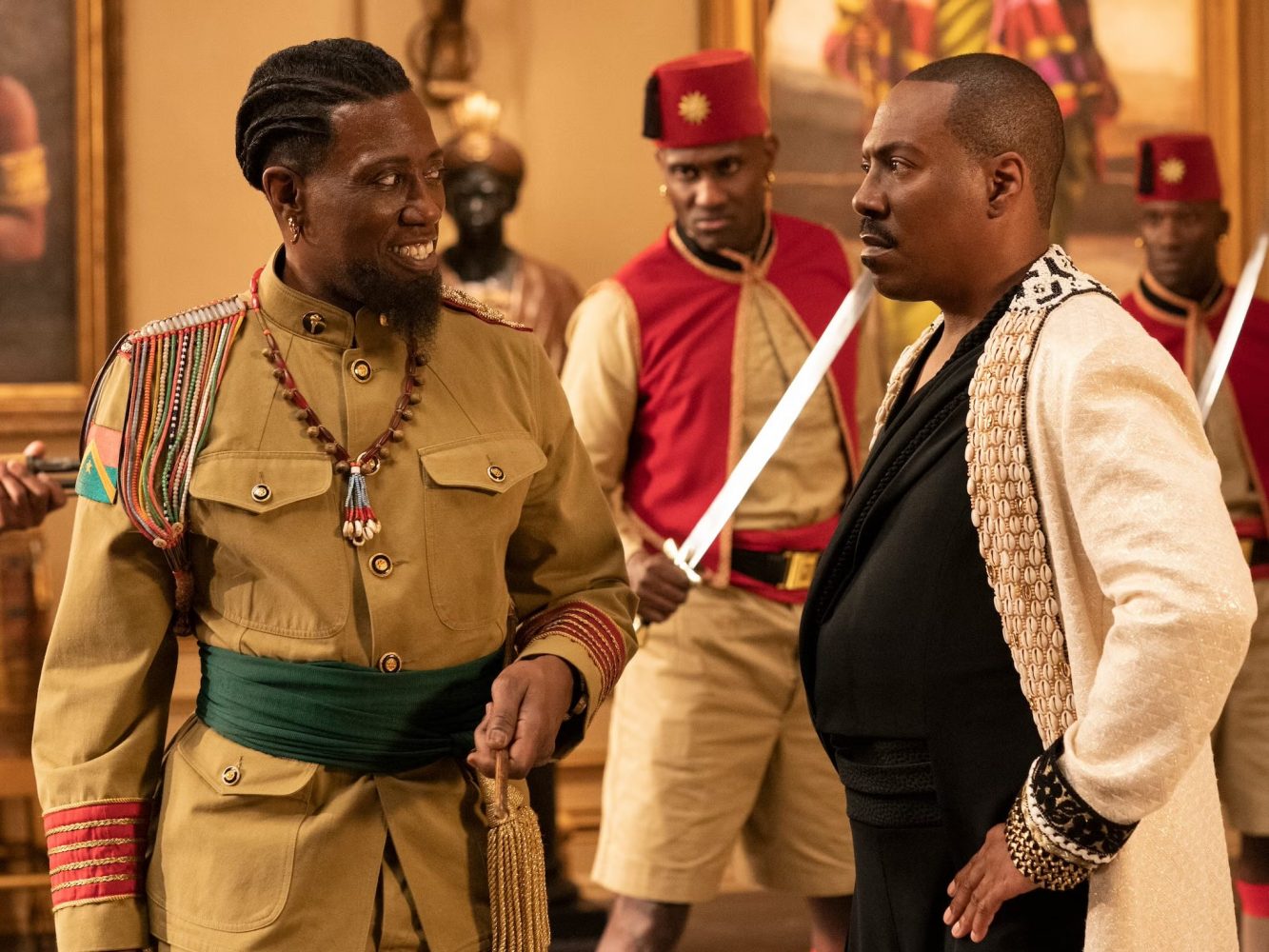 Các tập phim có sự tham gia của Wesley Snipes: Đến với nước Mỹ – Coming 2 America (2021)