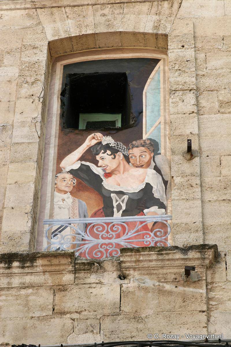 Ngắm nhìn những bức tranh độc đáo trong thành phố Avignon