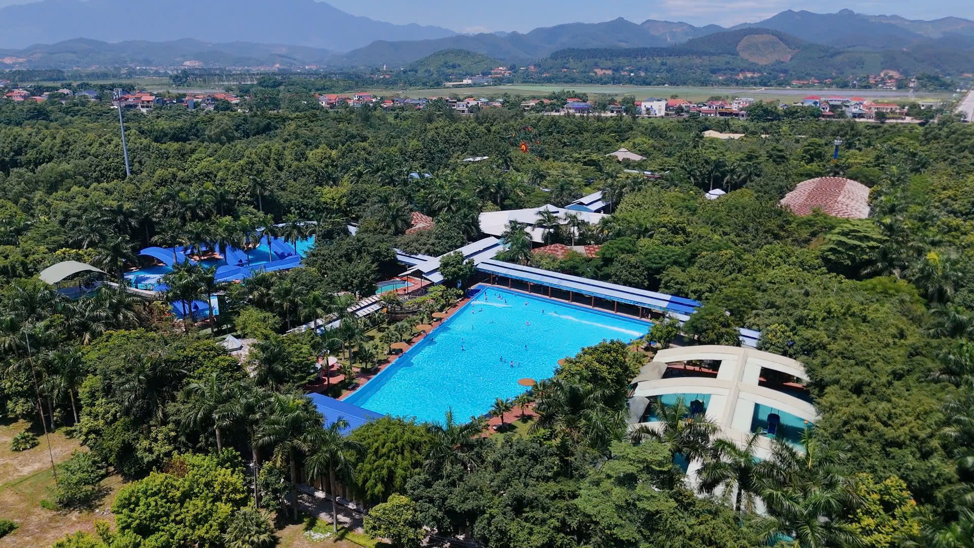 Một góc khu du lịch Đảo Ngọc Xanh