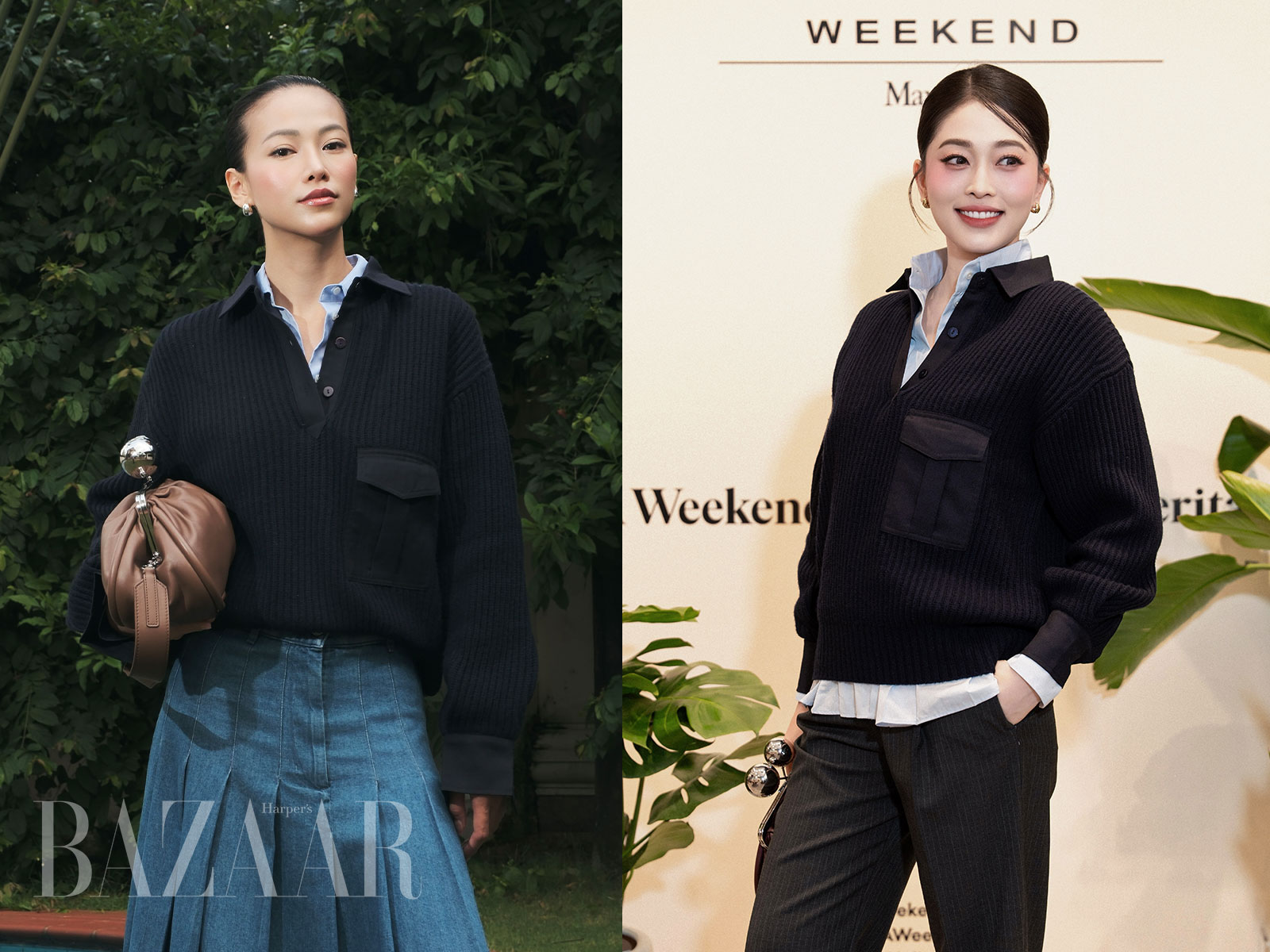 Hoa hậu Phương Khánh và Á hậu Phương Nga tỏa sáng trong các thiết kế từ bộ sưu tập A Weekend with Giuliva Heritage của Weekend Max Mara mùa Thu Đông 2025, mang đến hình ảnh người phụ nữ thanh lịch, tự tin và đầy cuốn hút.