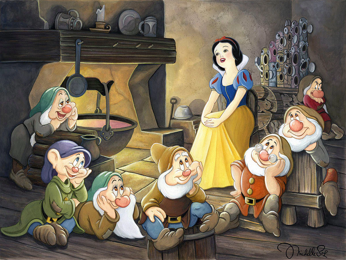 Tên các nhân vật hoạt hình Disney: Bạch Tuyết / Snow White – Phim Nàng Bạch Tuyết và bảy chú lùn (Snow White and the Seven Dwarfs, 1937)