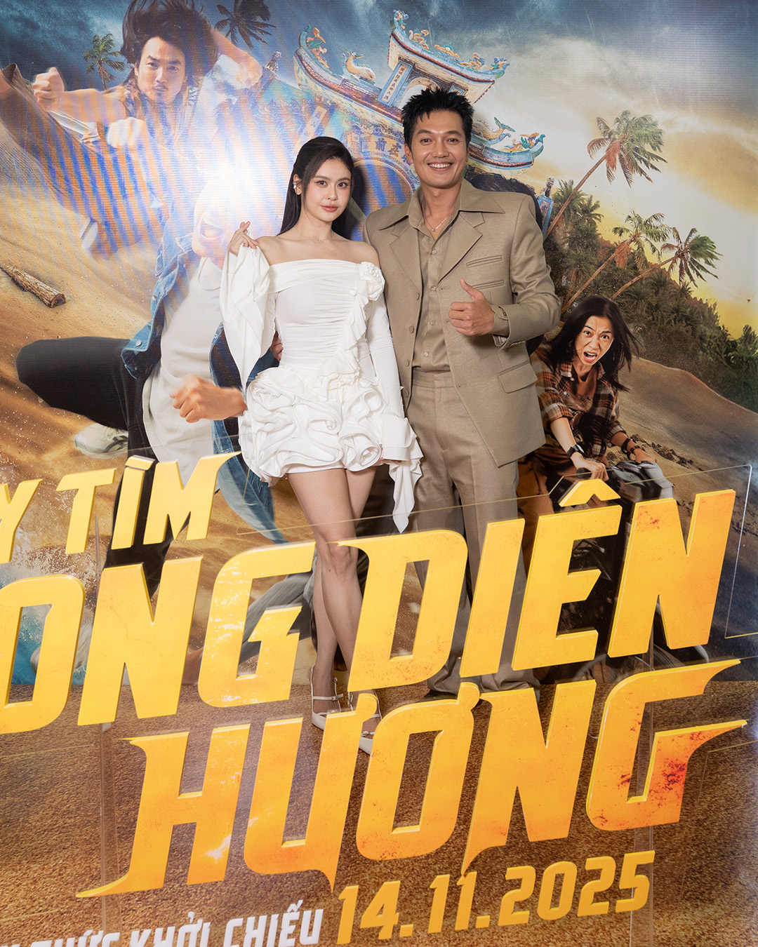 Trương Quỳnh Anh đến chúc mừng người anh thân thiết Quang Tuấn