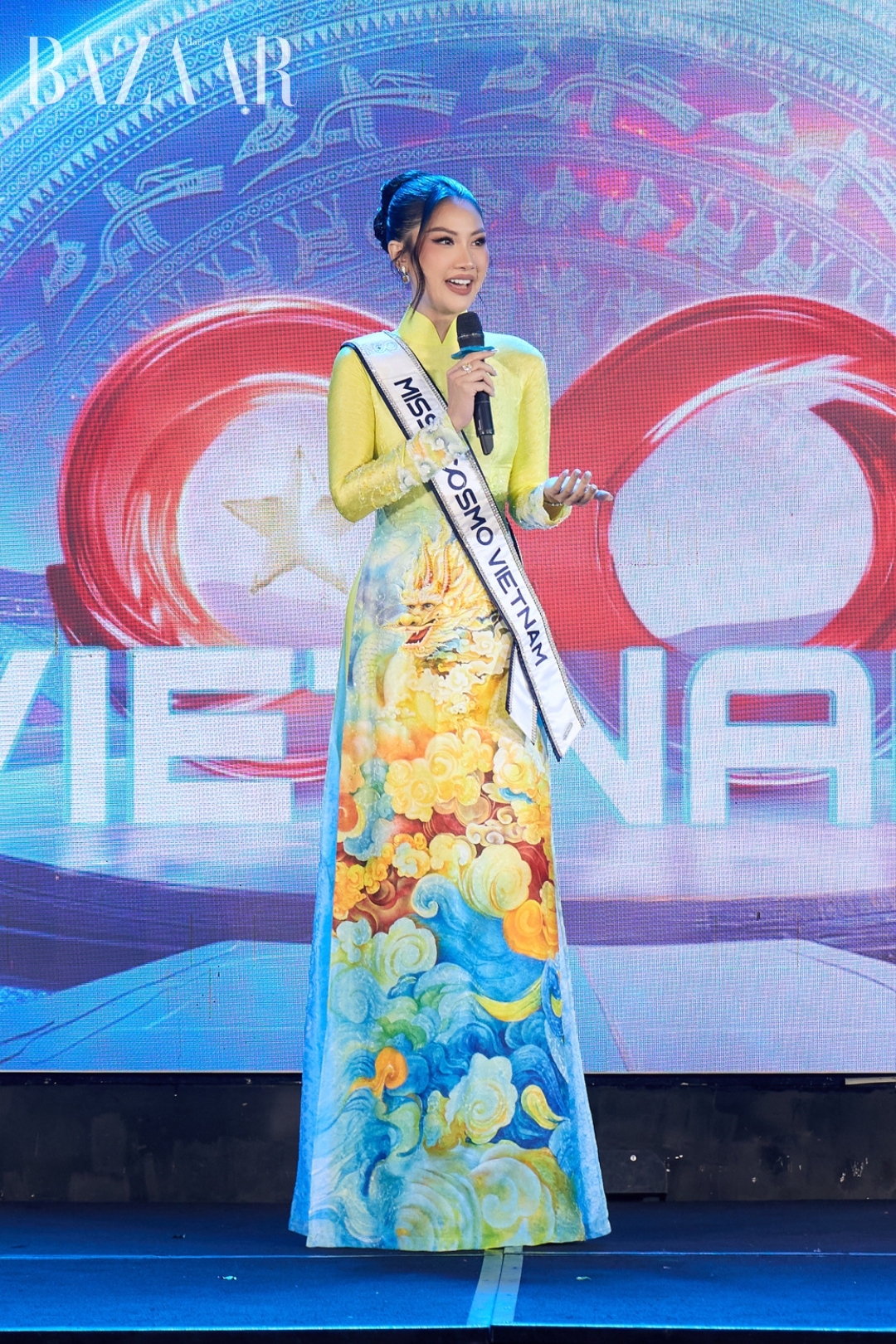 Hoa hậu Phương Linh tràn đầy tự tin trước thềm nhập cuộc đấu trường nhan sắc quốc tế.