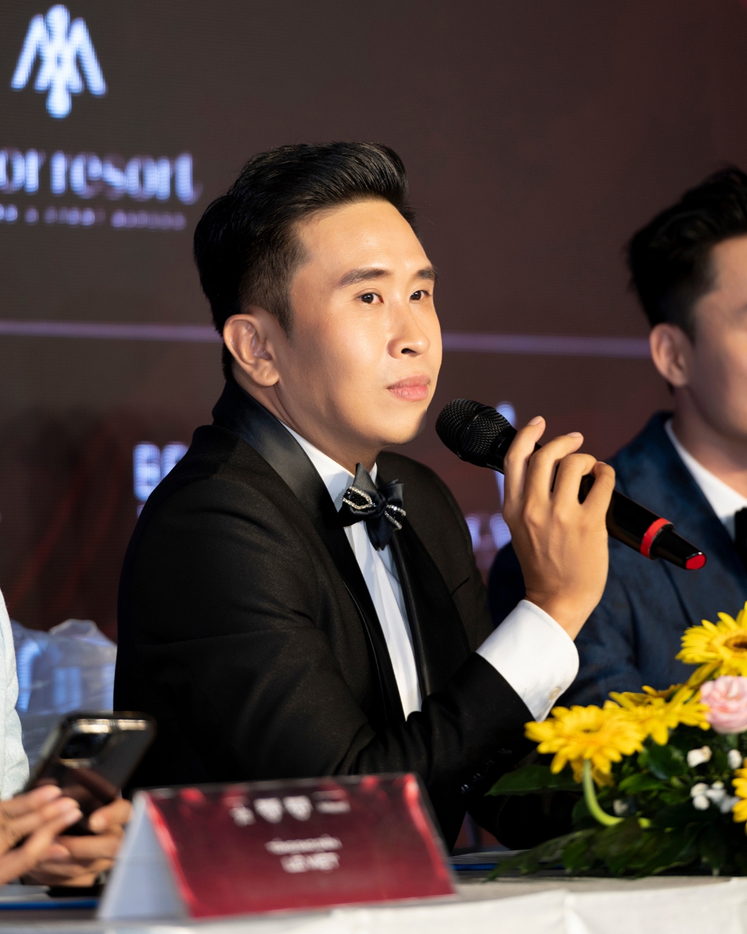 Ông Chu Tấn Văn, Chủ tịch cuộc thi Manhunt Vietnam. Ảnh: Huy Trần