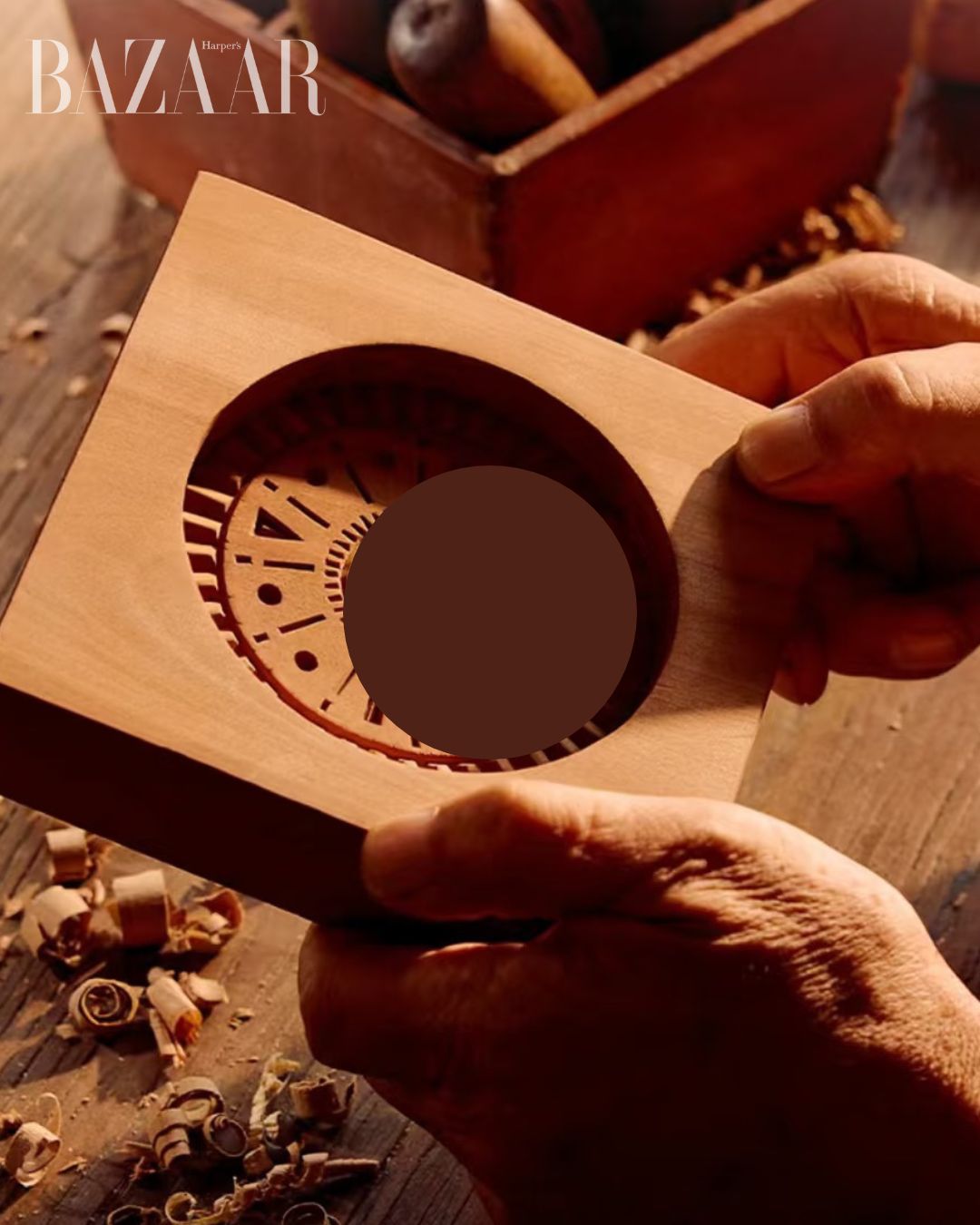 Khuôn bánh Trung Thu Rolex. Ảnh: ROLEX
