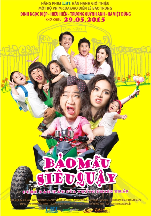 Các tập phim có sự tham gia của Đinh Ngọc Diệp: Bảo mẫu siêu quậy (2015)