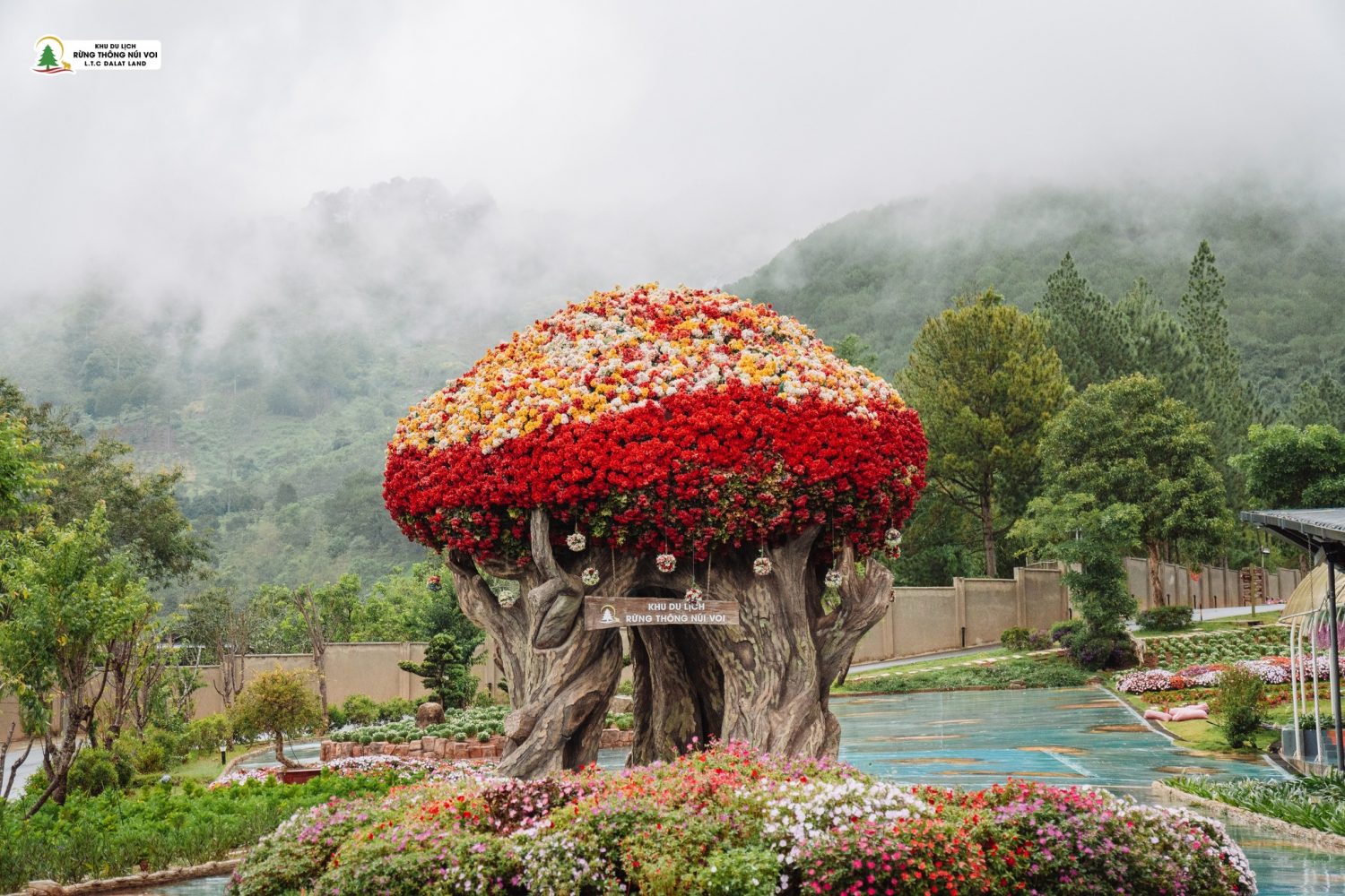 một góc khu du lịch