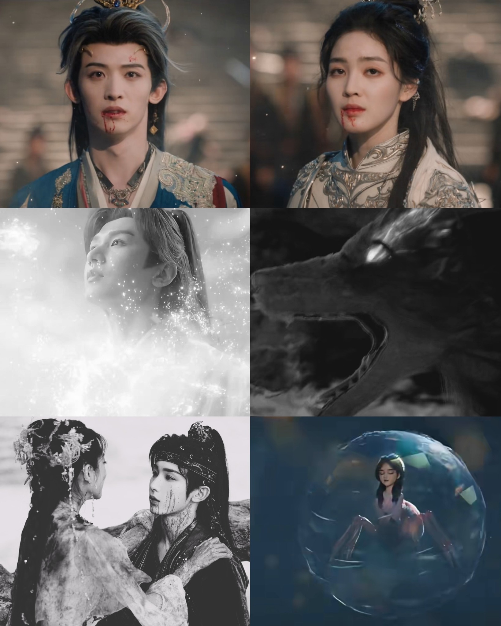 Cái kết của phim hẳn đã lấy nước mắt của nhiều người. Ảnh: Weibo