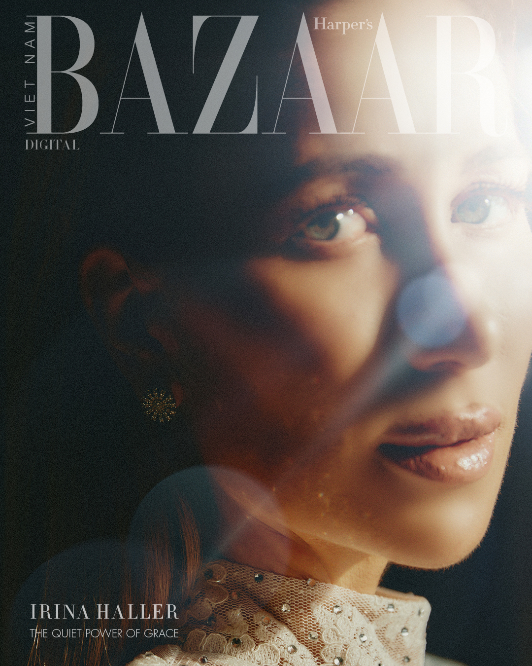 Irina Haller has a way of making elegance feel easy.