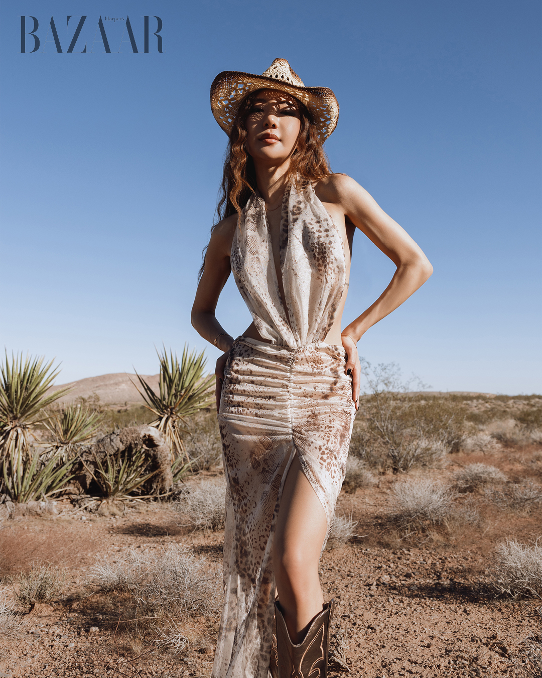 Bước vào miền nắng hoang sơ. Người mẫu: Joanna Kim 1