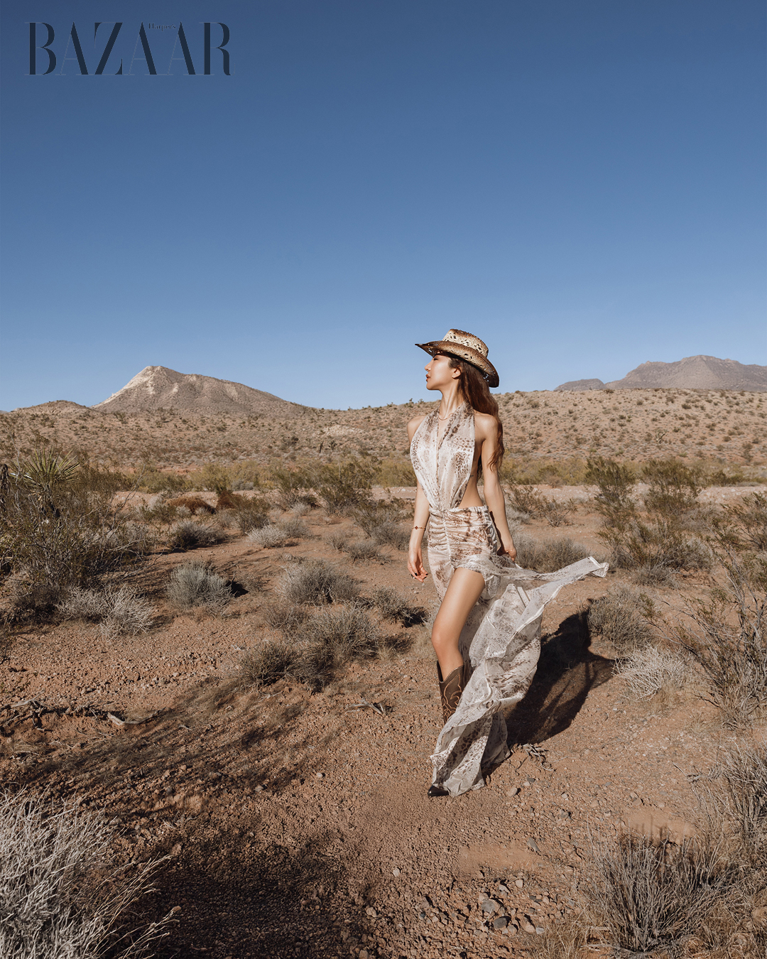 Bước vào miền nắng hoang sơ. Người mẫu: Joanna Kim 2