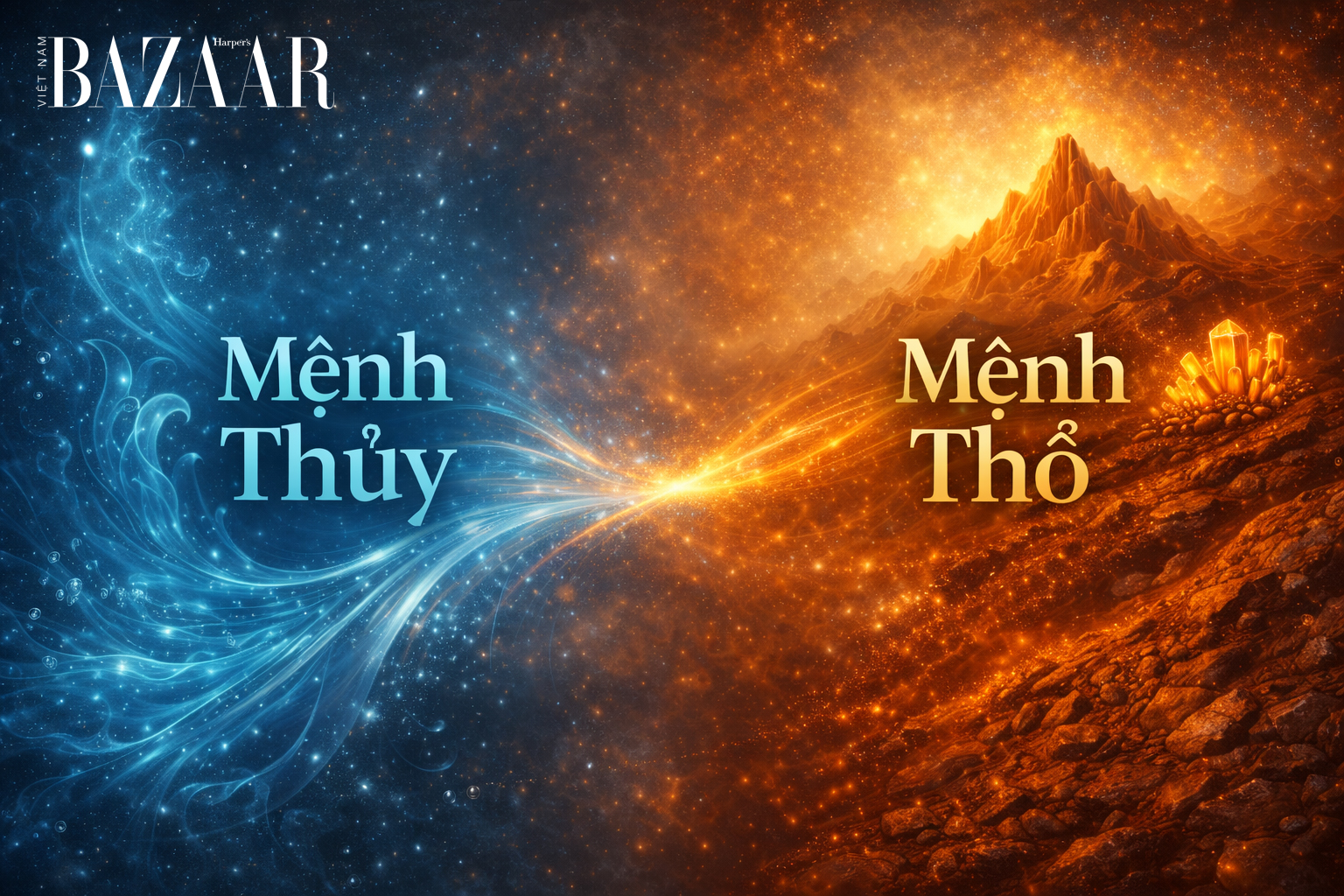 mệnh thuỷ + thổ 