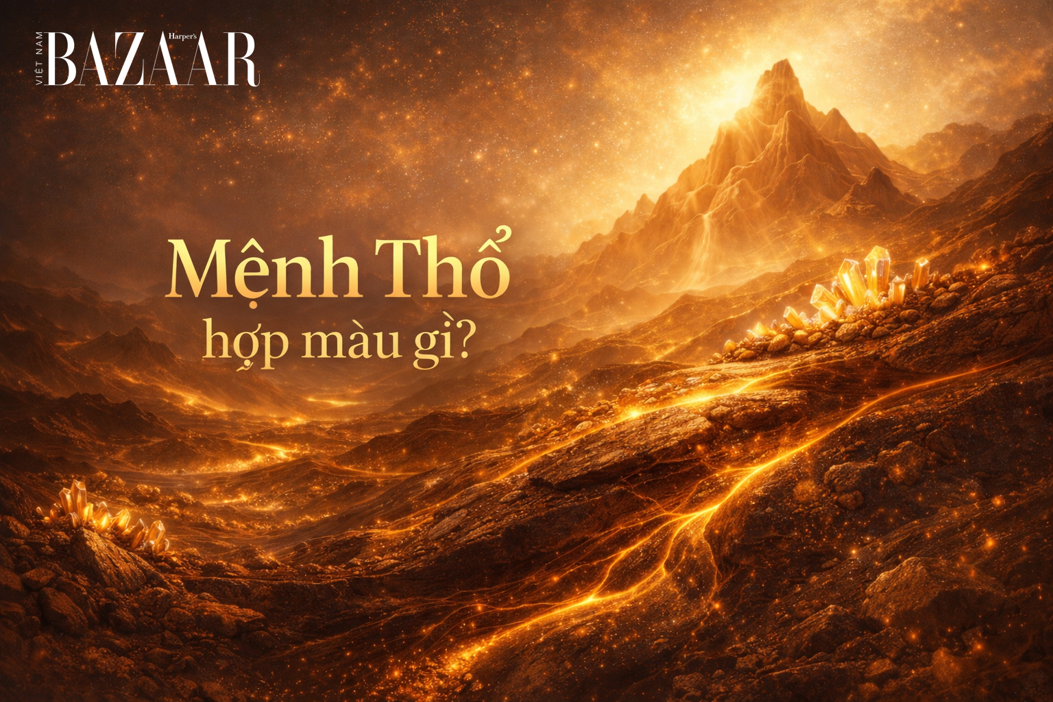 Mệnh Thổ hợp màu gì, kỵ gì? Giải đáp cho nam và nữ mệnh Thổ