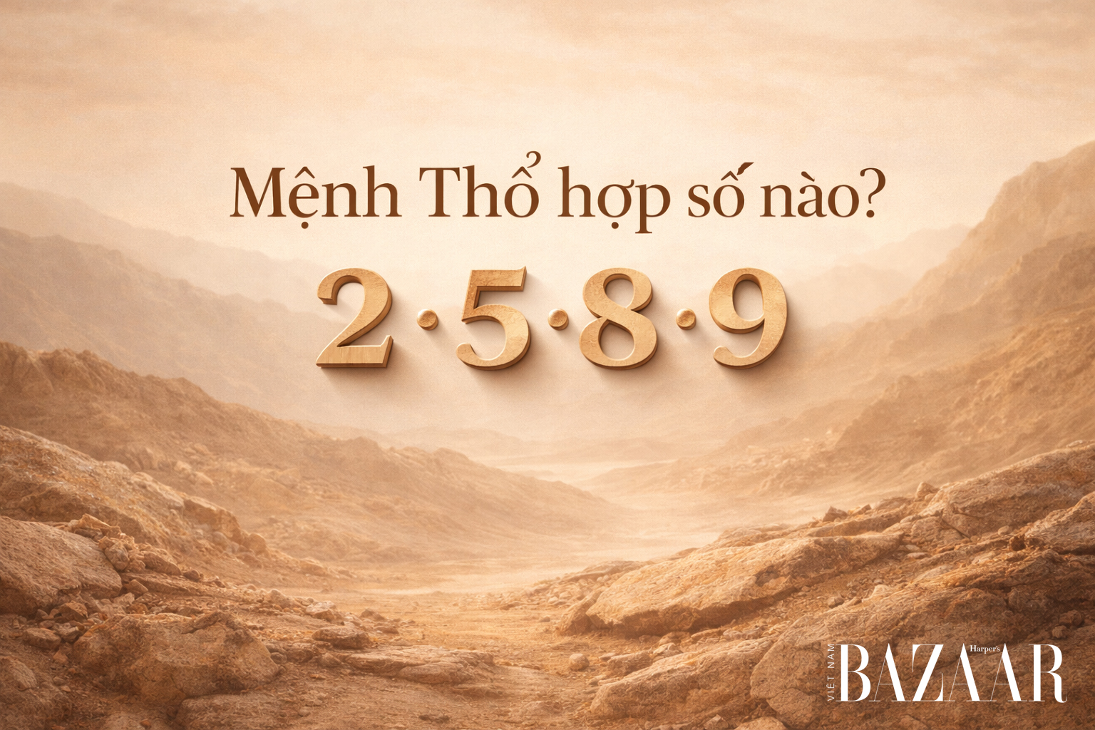 Mệnh Thổ hợp số nào? Gợi ý những con số may mắn và tài lộc 2026