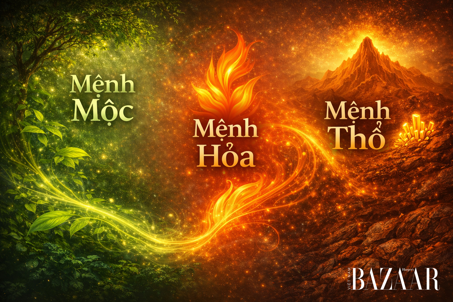 Nếu biết dung hòa, mệnh Mộc và Thổ vẫn có thể hạnh phúc. 