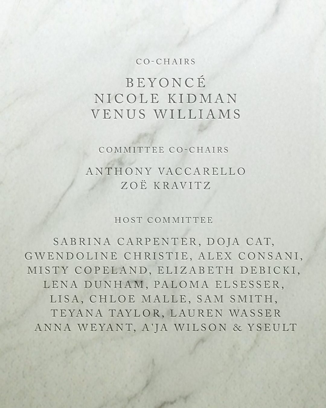 lisa host committee met gala