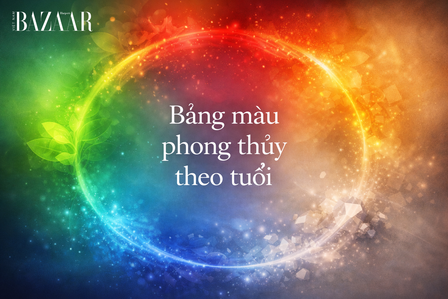 Bảng màu phong thủy theo tuổi