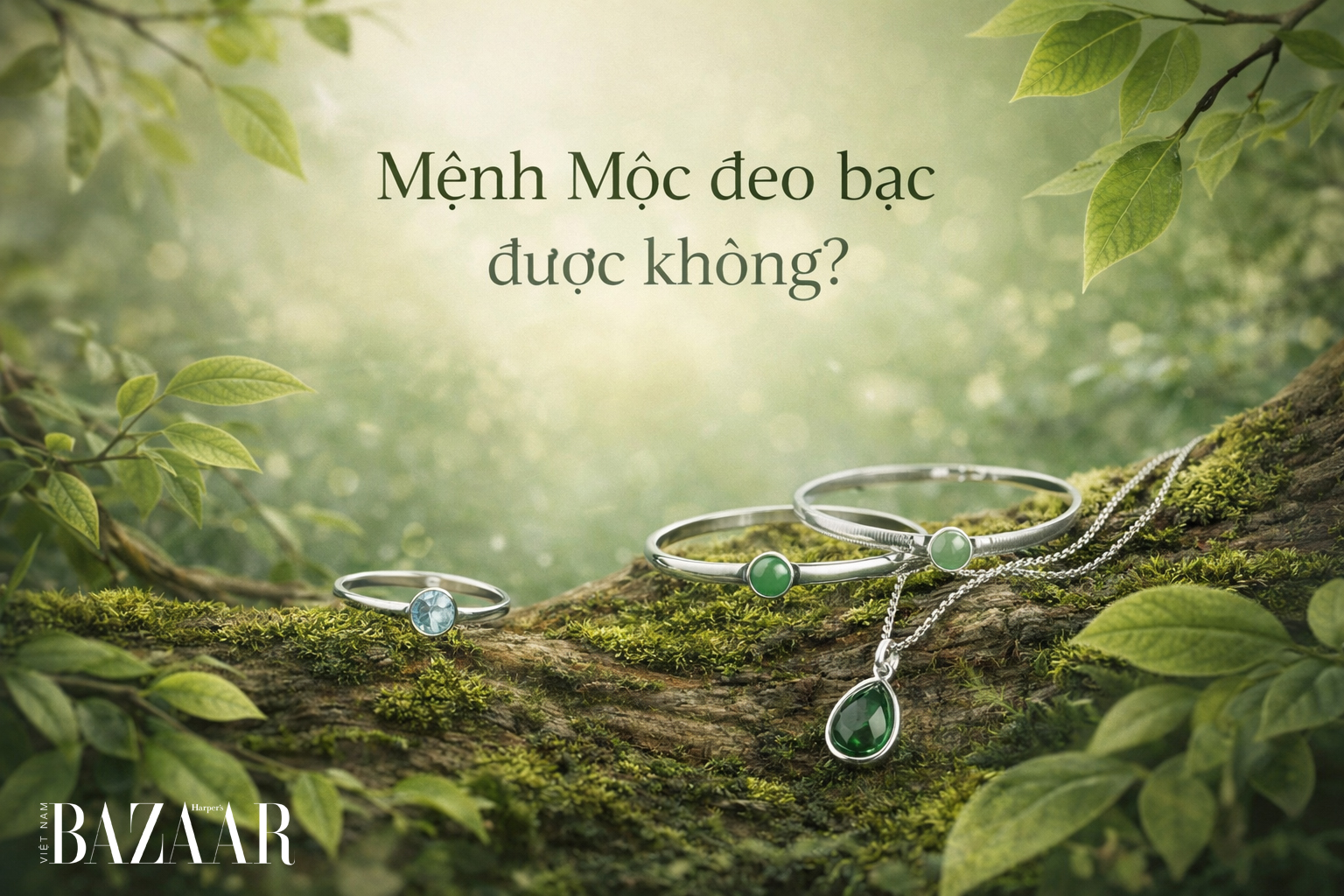 Mệnh Mộc đeo bạc được không?