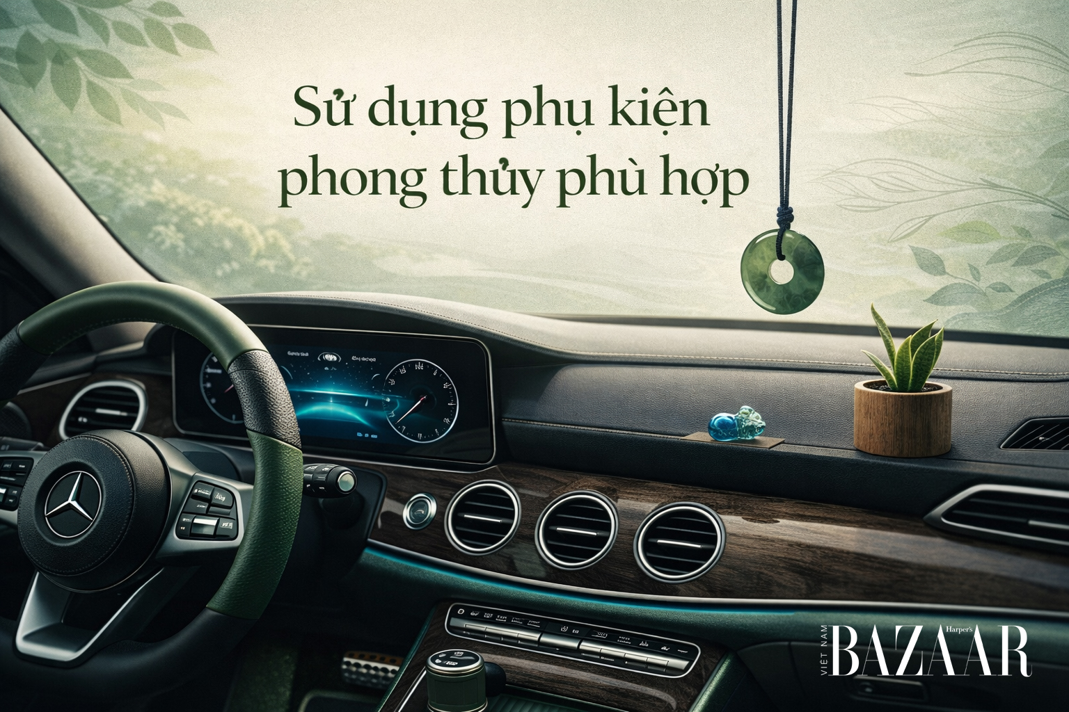 Sử dụng phụ kiện phong thủy phù hợp