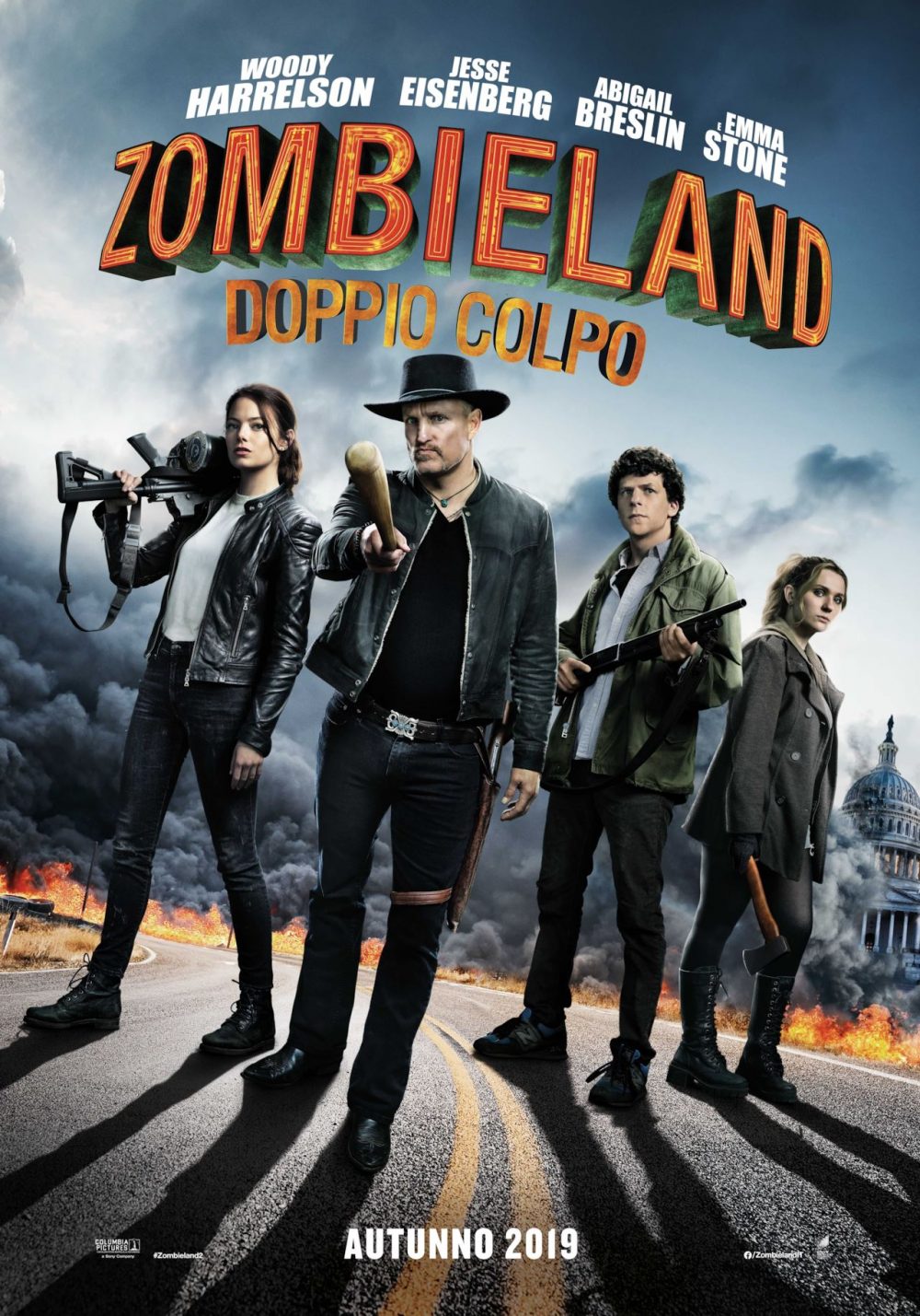 Phim zombie Mỹ: Vùng đất thây ma: Cú bắn đúp - Zombieland: Double Tap (2019)