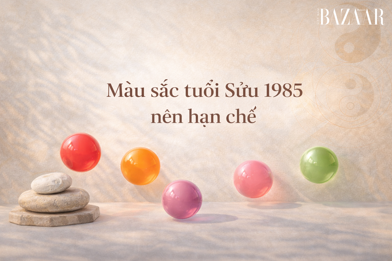 Màu sắc tuổi Sửu 1985 nên hạn chế