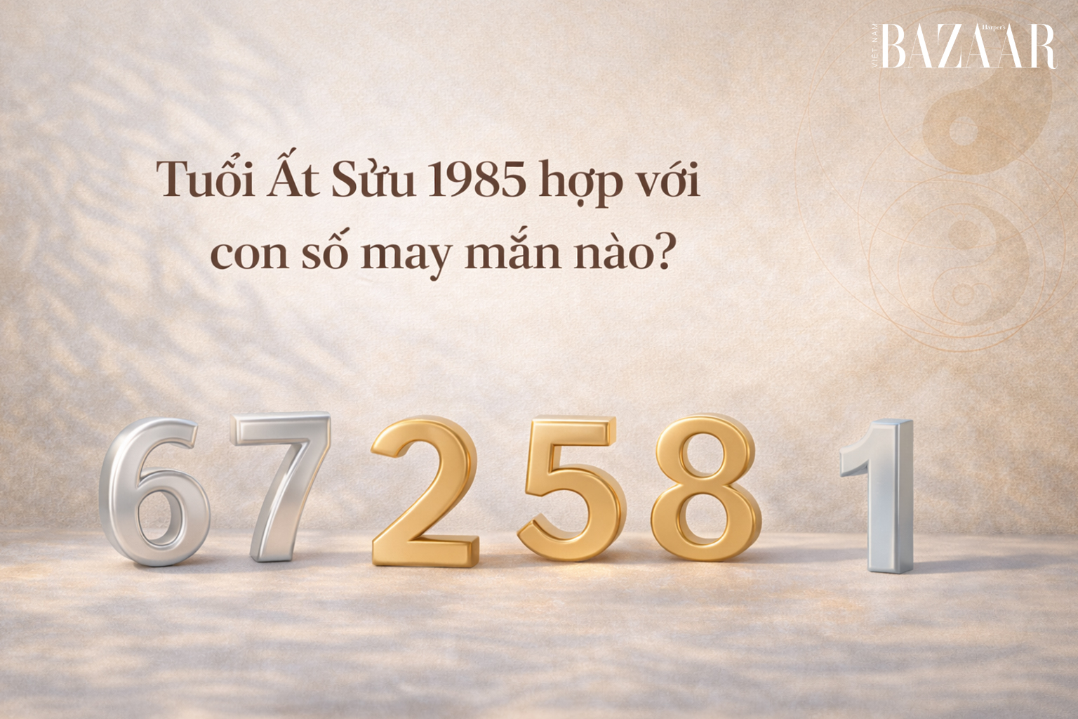 Tuổi Ất Sửu 1985 hợp với con số may mắn nào?