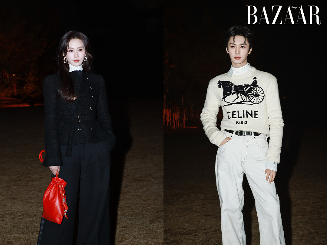 Lưu Thi Thi, Trần Triết Viễn gợi ý diện đồ đôi chơi Tết với CELINE