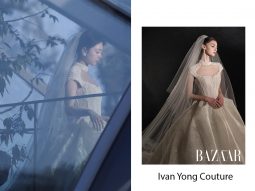 Triệu Kim Mạch là sao Trung tiếp theo thích váy cưới Ivan Yong Couture