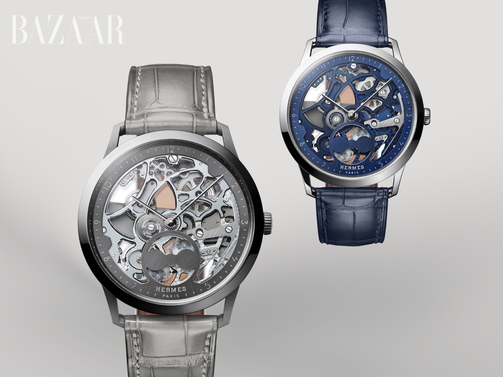 ĐỒNG HỒ SLIM D'Hermès Squelette Lune BZVN00002