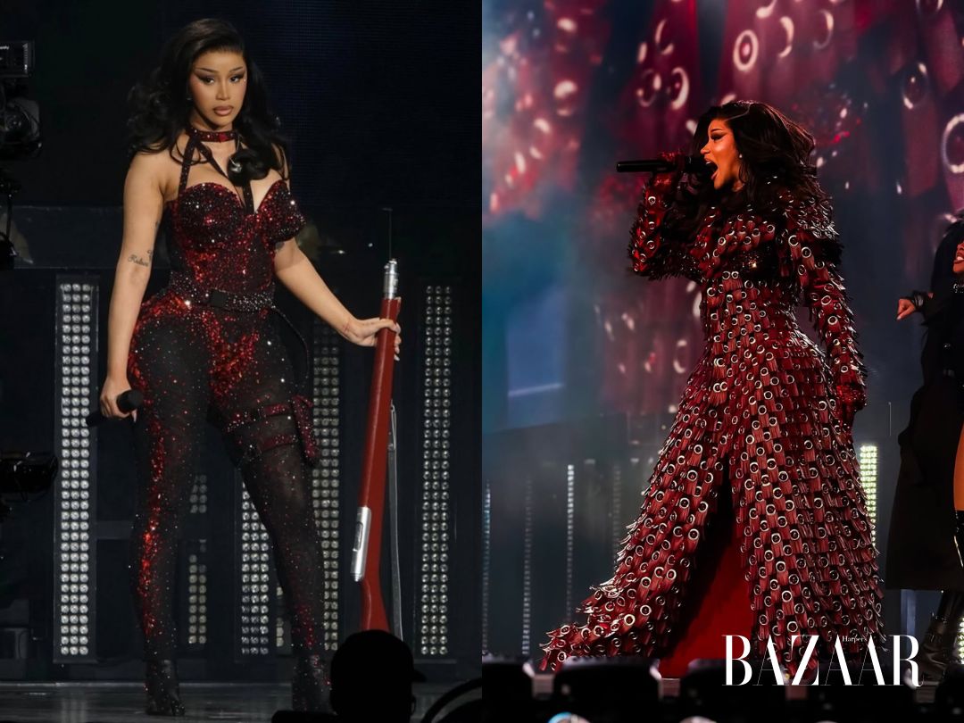 Cardi B chọn thiết kế Đỗ Long mở màn Little Miss Drama Tour | Harper's Bazaar Việt Nam