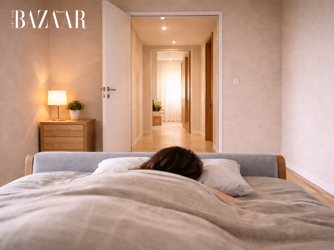 Ngủ quay đầu ra cửa có sao không? Chuyên gia phong thủy giải thích chi tiết