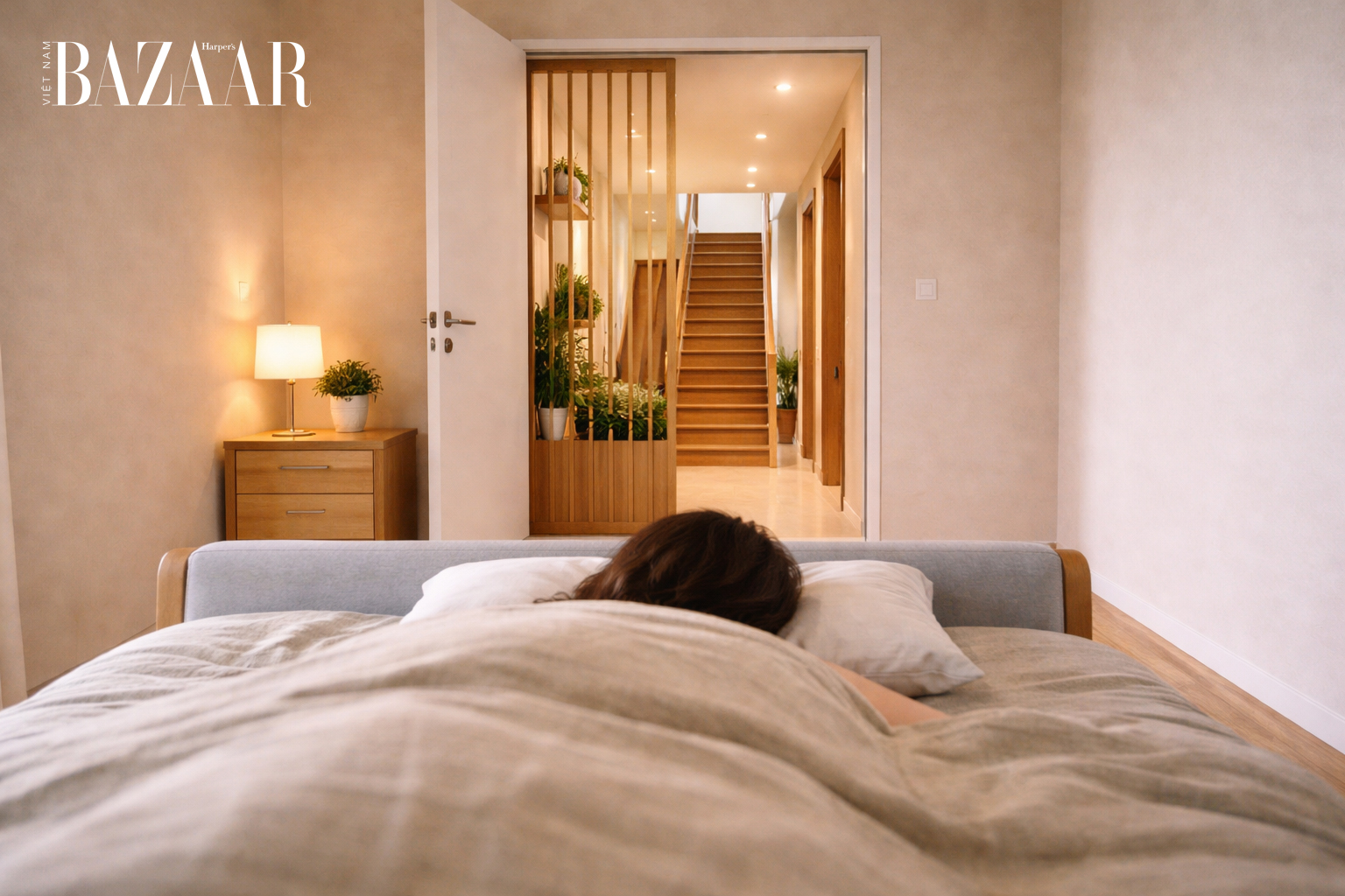 Hướng nằm ngủ quay đầu ra cửa