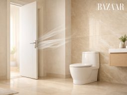 hướng nhà vệ sinh là hướng cửa hay hướng bồn cầu