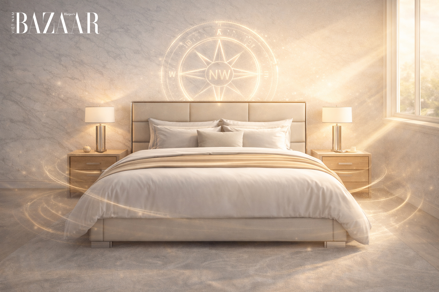 Mệnh Kim hợp hướng giường ngủ nào?